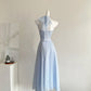 Halter Neck Fairy Flower Multi-Panel Dress Holiday Dress R2064