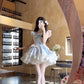 Wear pure desire design blue bow OP dress lolita puffy princess dress R1664