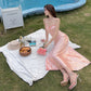 High-grade acetate satin silk dress slim sexy gentle girl pink inner suspender skirt R0990