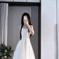 French style high-end dress, super beautiful, evening dress, super fairy, beautiful suspender long dress R0441