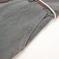 Fashion brand retro college style raw edge denim mid-length overalls all-match suspender dress R0072