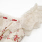Tea break French lace floral suspender dress 2025 new princess puffy skirt R0025