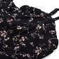 Dark pure desire niche irregular floral suspender hot girl dress R0020