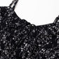 Bevel floral suspender dress French style slim waist long dress for women summer irregular R0031