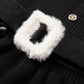 Suspender skirt autumn and winter atmosphere wear 2025 new sweet hot girl one shoulder sweater knitted dress R0023