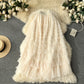 Fairy skirt high-grade mesh skirt 2025 new elastic waist slim cake skirt super fairy skirt R2201