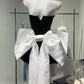 Birthday dress high-end party dress high-end niche tutu skirt bow tube top dress R1764