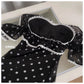 Tea break French retro polka dot dress 2025 new holiday slim temperament long dress R0041