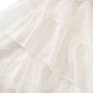 Fragrant mist white tea temperament flower snowflake velvet splicing design skirt dress R0050