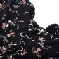 Dark pure desire niche irregular floral suspender hot girl dress R0020