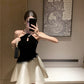 Birthday party small dress skirt niche princess tutu skirt halter neck dress R1818