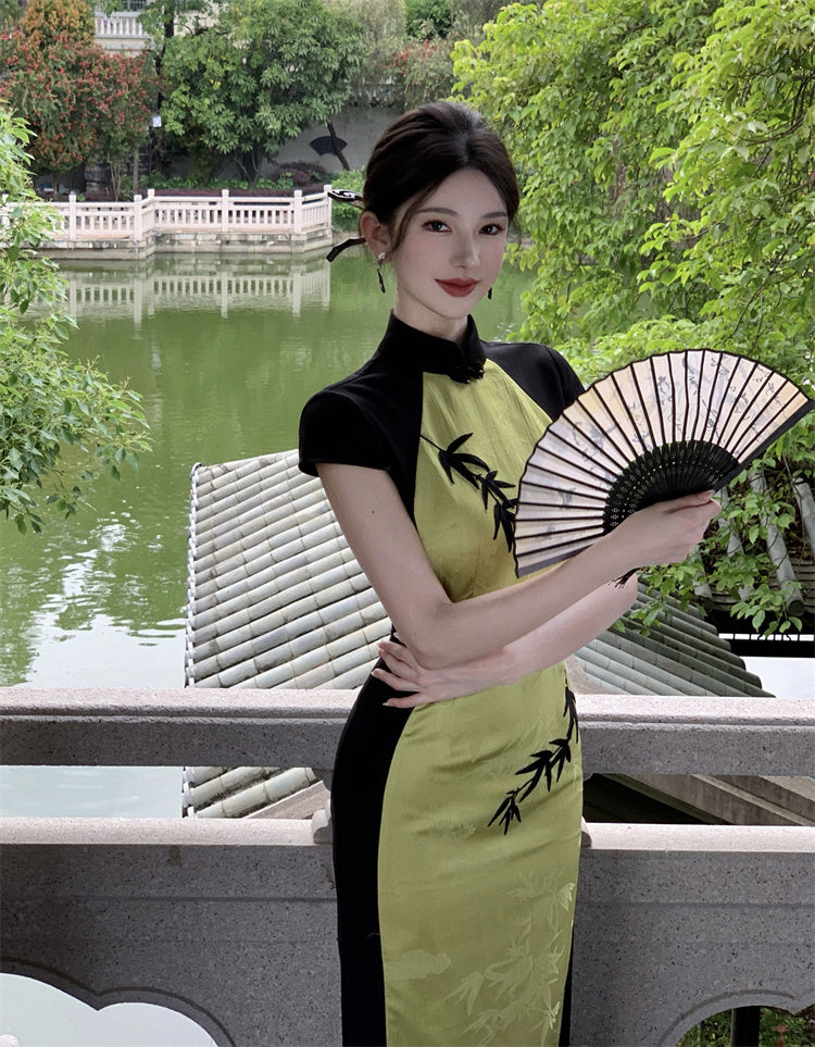 Small fresh cheongsam 2025 new style young temperament new Chinese style dress R1817