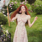 French sweet design tie waist lace dress new R5070