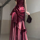 French fishtail evening dress lolita adult ceremony high-end dinner suspender skirt R1671