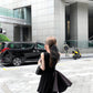 French style black vest dress summer high-end waist skirt R3869