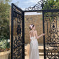 Temperamental high-end dress gentle style beautiful embroidered dress R0648