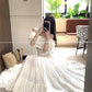 Summer beautiful one-shoulder short top a-line skirt beautiful two-piece suit R0853