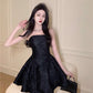 French Hepburn style high-end puffy short skirt 2025 summer new sexy tube top dress R3793