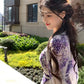 Floral dress new style waist temperament seaside holiday temperament long skirt R0680