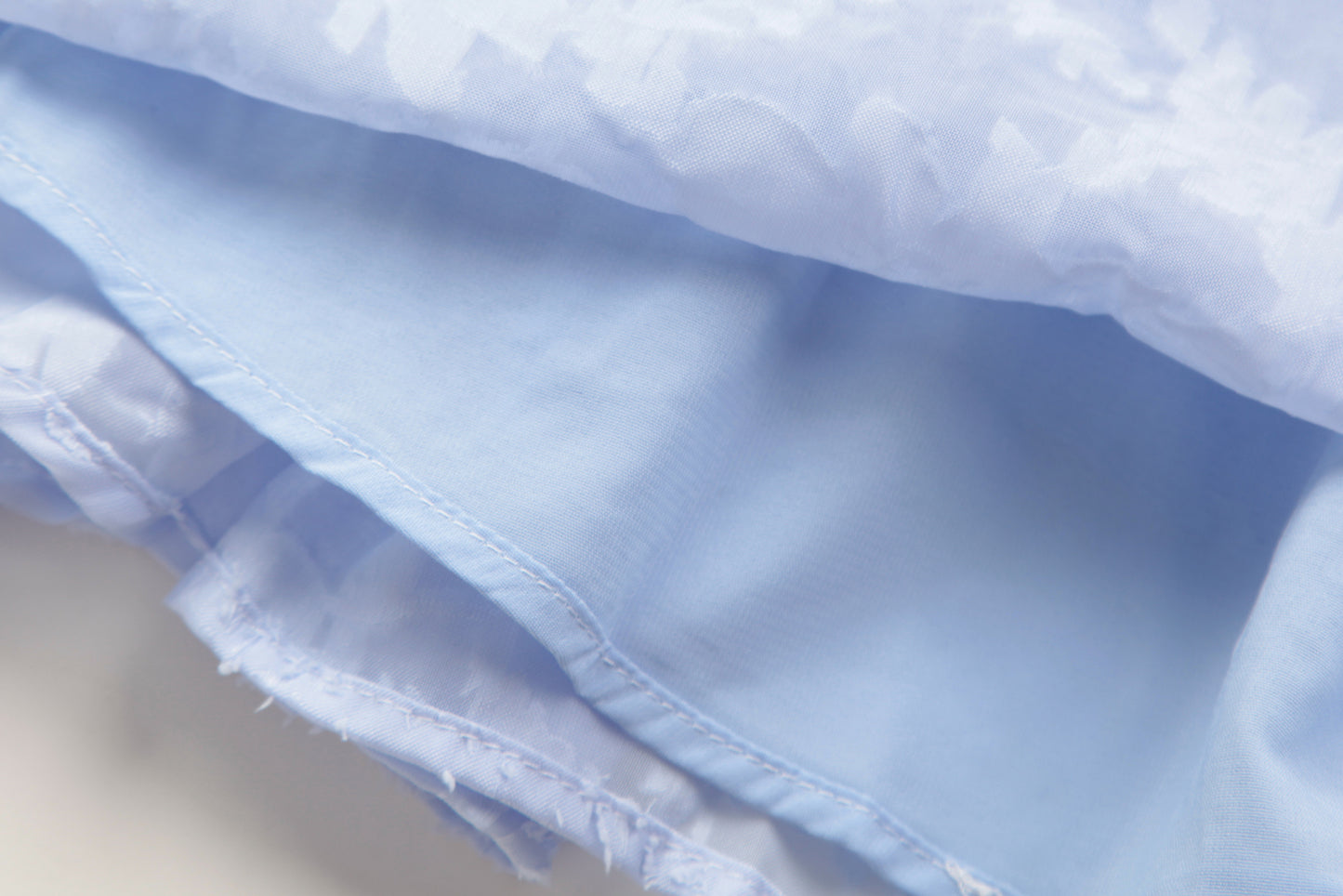 French style fairy blue jacquard halter neck backless suspender dress with slim waist and V-neck dress R3101