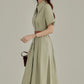 2025 new French gentle style short-sleeved dress interview outfit R1969