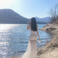 White suspender dress 2025 new beautiful waist hip skirt R0555