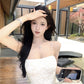 White lace suspender dress beautiful waist hip skirt R0526
