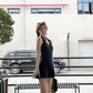 Hot girl halter neck dress chic waist a-line pleated short skirt R0583