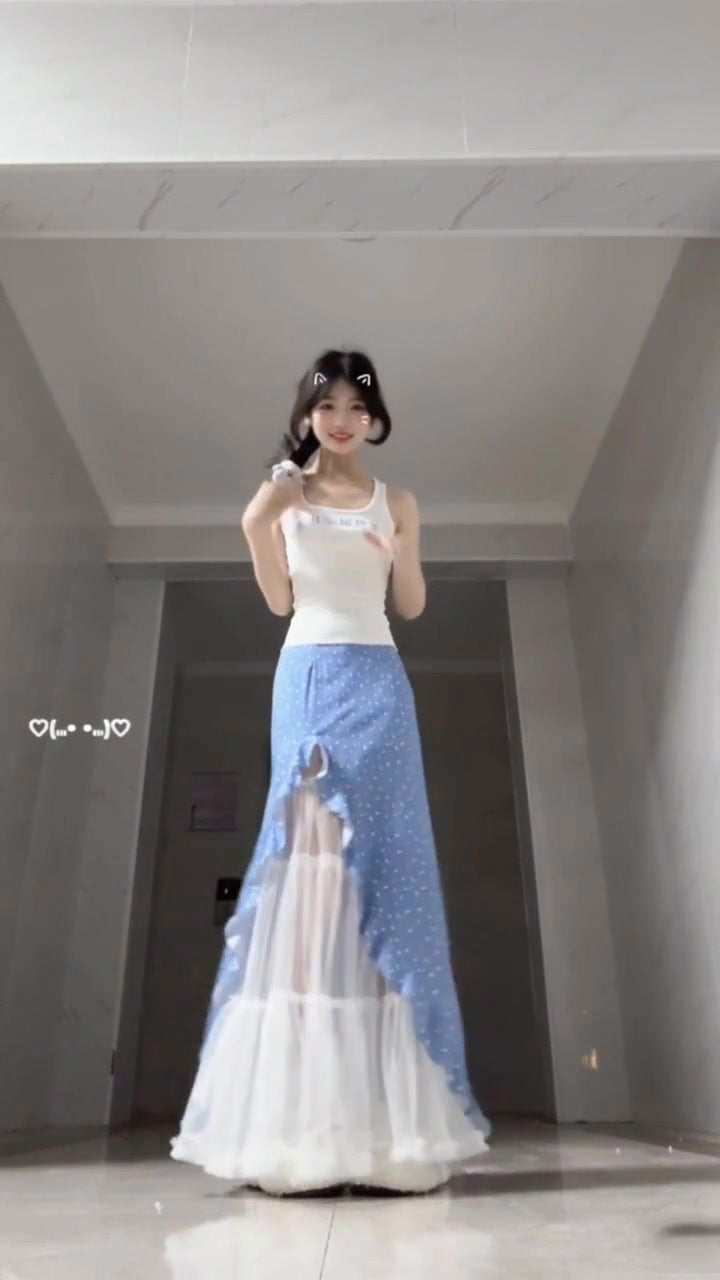 Suit white camisole faux two piece skirt two piece suit R0650