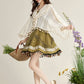 Han element green suspender dress 2025 temperament wear short skirt R1949