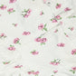 White floral suspender dress with slim waist and princess puffy skirt R0004
