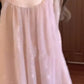 Gentle temperament pink mesh suspender dress high-grade loose A-line short skirt R0820
