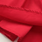 French red suspender dress female sexy backless seaside holiday dress R3035