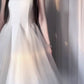 French style high-end dress, super beautiful, evening dress, super fairy, beautiful suspender long dress R0441