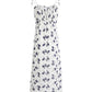 Holiday style long white 2025 new temperament dress R2659