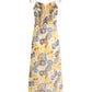 French holiday style niche yellow 2025 new floral high-end dress R2661