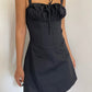 Sexy lace-up tube top suspender dress with design and slim waist and fishbone strappy short skirt R3049