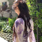 Floral dress new style waist temperament seaside holiday temperament long skirt R0680