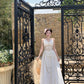 Temperamental high-end dress gentle style beautiful embroidered dress R0648