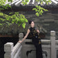 Beautiful young cheongsam 2025 new high-end new Chinese style sleeveless dress R1810