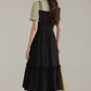2025 new Chinese style improved cheongsam short-sleeved dress beautiful small skirt R1966