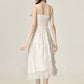 French high-end white thin sun protection shirt new cardigan with suspenders R1961