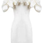 Birthday dress high-end party dress high-end niche one-shoulder tube top dress R1777