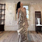 Travel wear seaside vacation retro print halter dress bohemian loose beach dress R1609