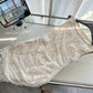 Exclusive handmade three-dimensional flower waist slimming hip dress R2045
