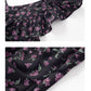 French tea break floral dress 2025 new waist temperament long dress R2580