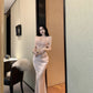 Celebrity sexy one shoulder tube top dress niche banquet dress skirt R0491