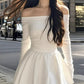 College style short waist shirt 2025 large size design puffy skirt suit R1031