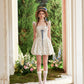 Sweet design bud skirt French ballet style short dress for petite homecoming dress R5149