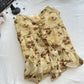 Retro three-dimensional flower decoration ruffled floral skirt R2130